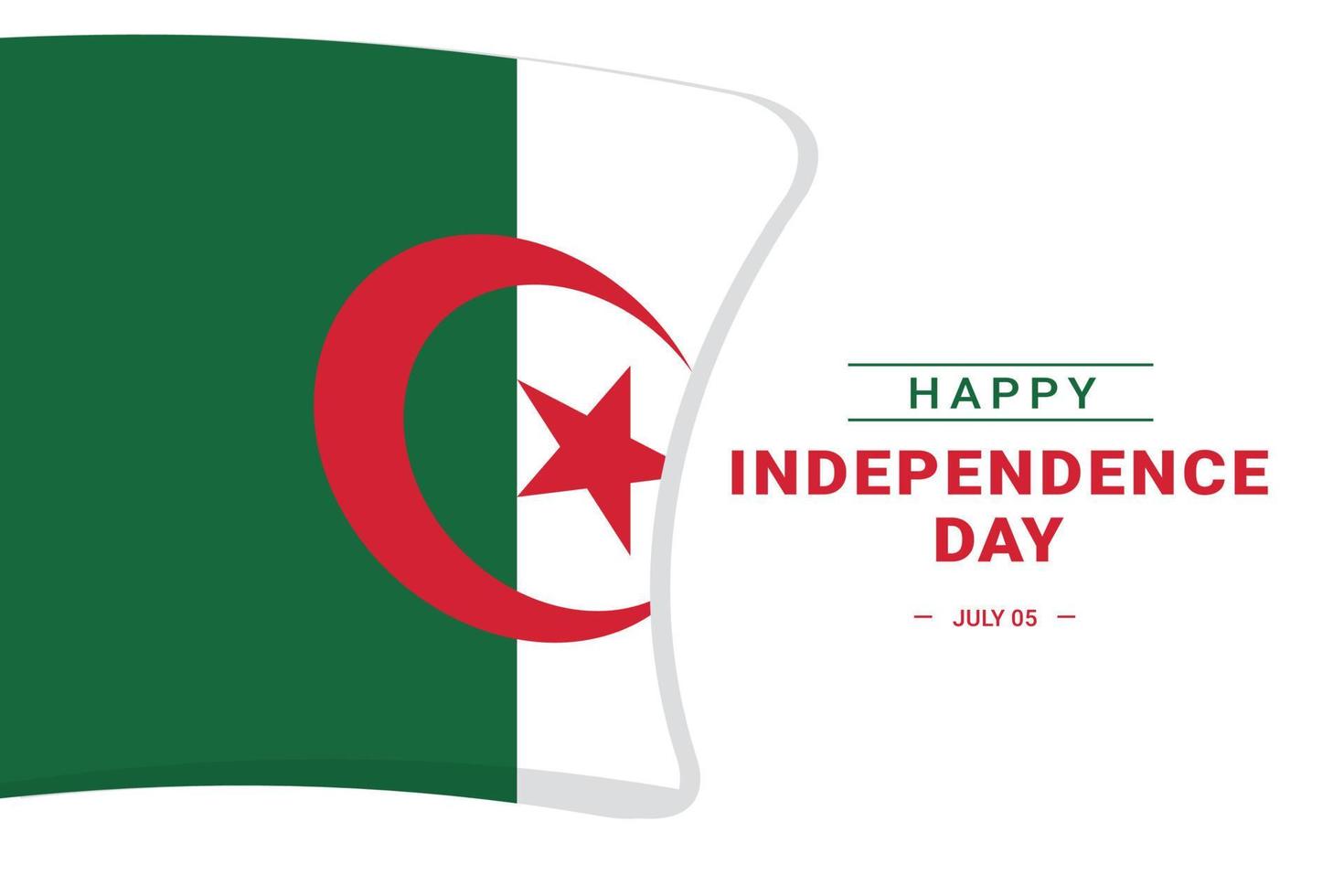 Algeria Independence Day vector