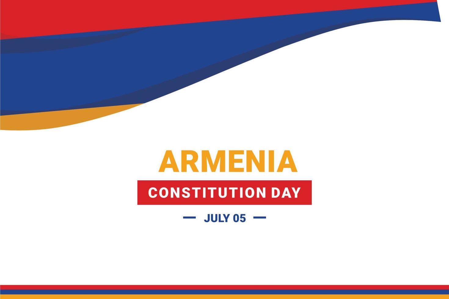 Armenia Constitution Day vector