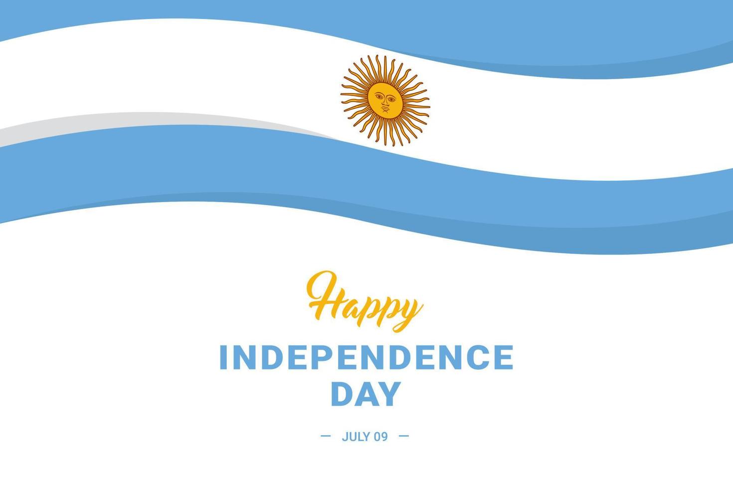 Argentina Independence Day vector