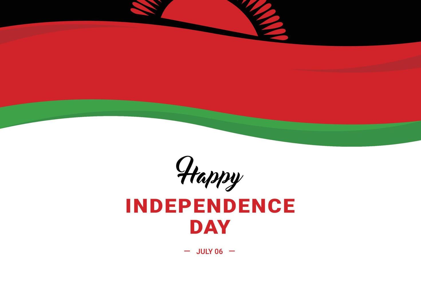 Malawi Independence Day vector
