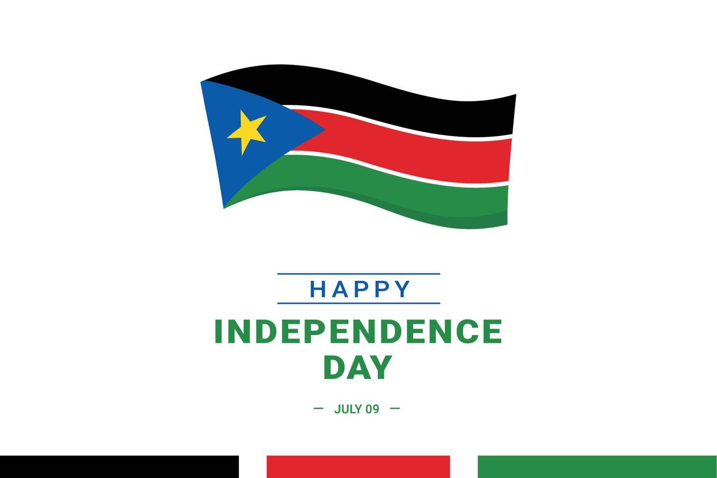 South Sudan Independence Day vector