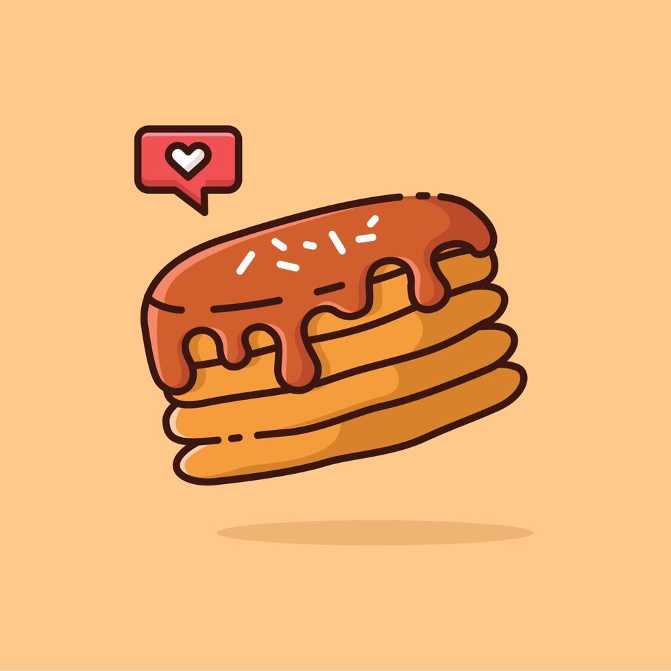 Illustration vector graphic of Pancake