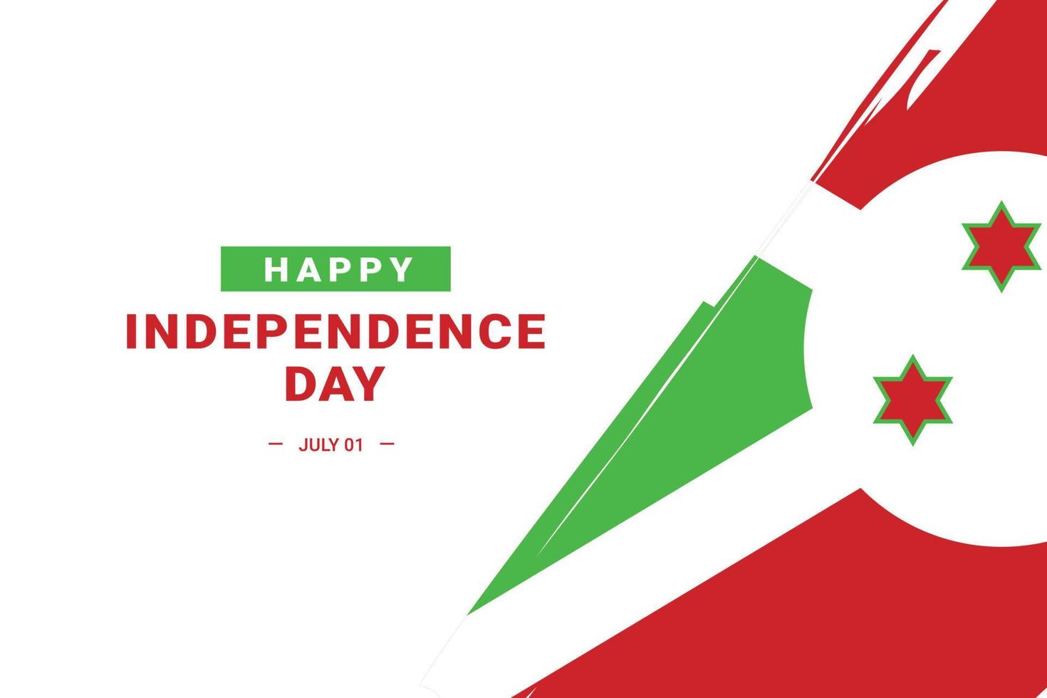 Burundi Independence Day vector