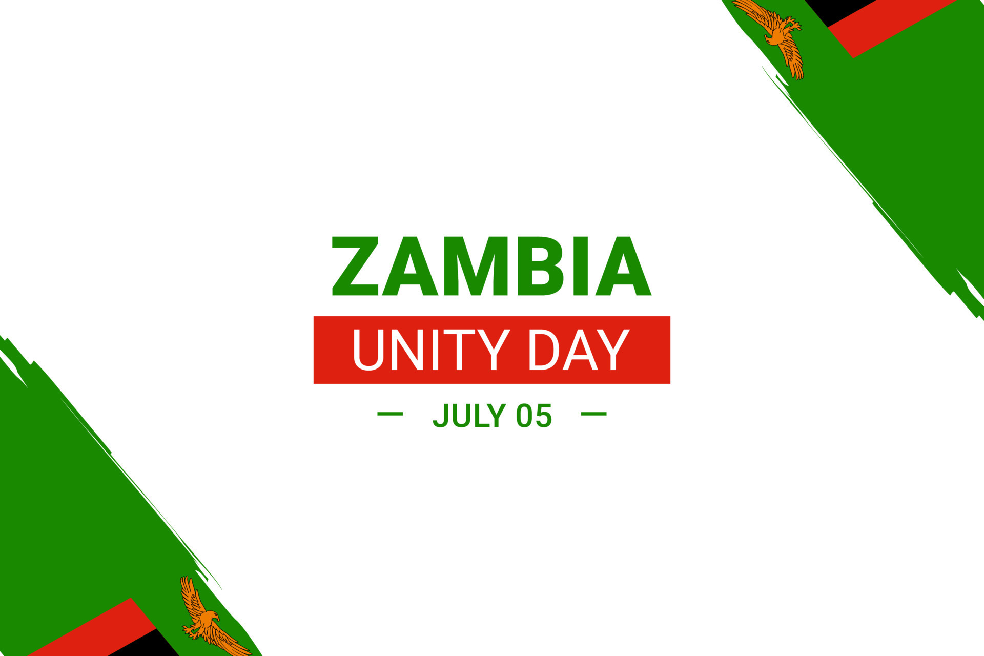 Zambia Unity Day 8954427 Vector Art at Vecteezy