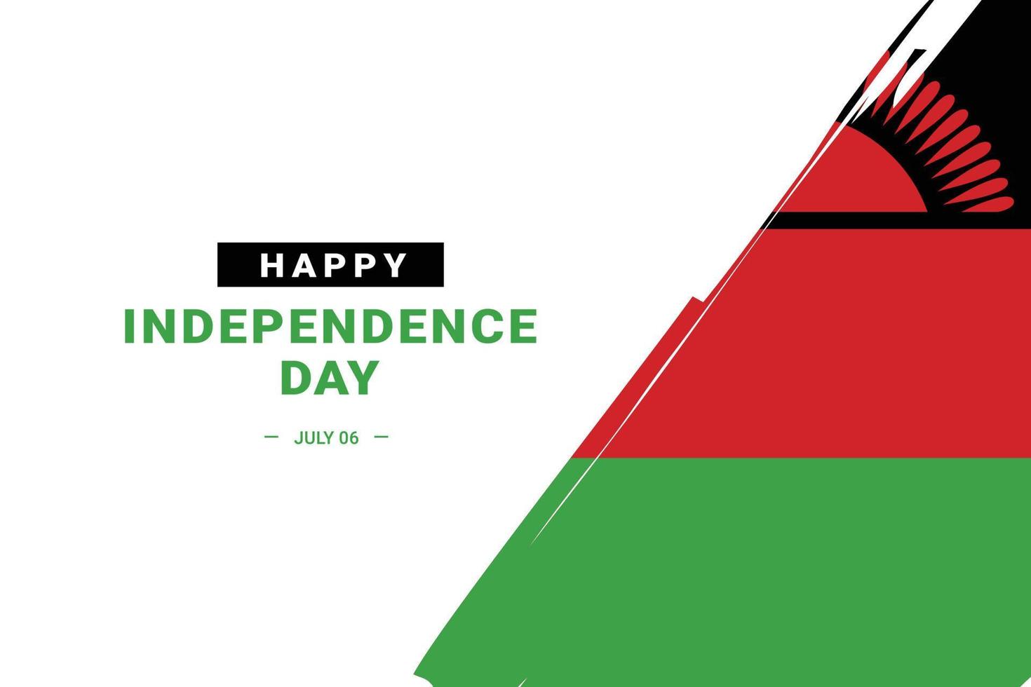 Malawi Independence Day vector