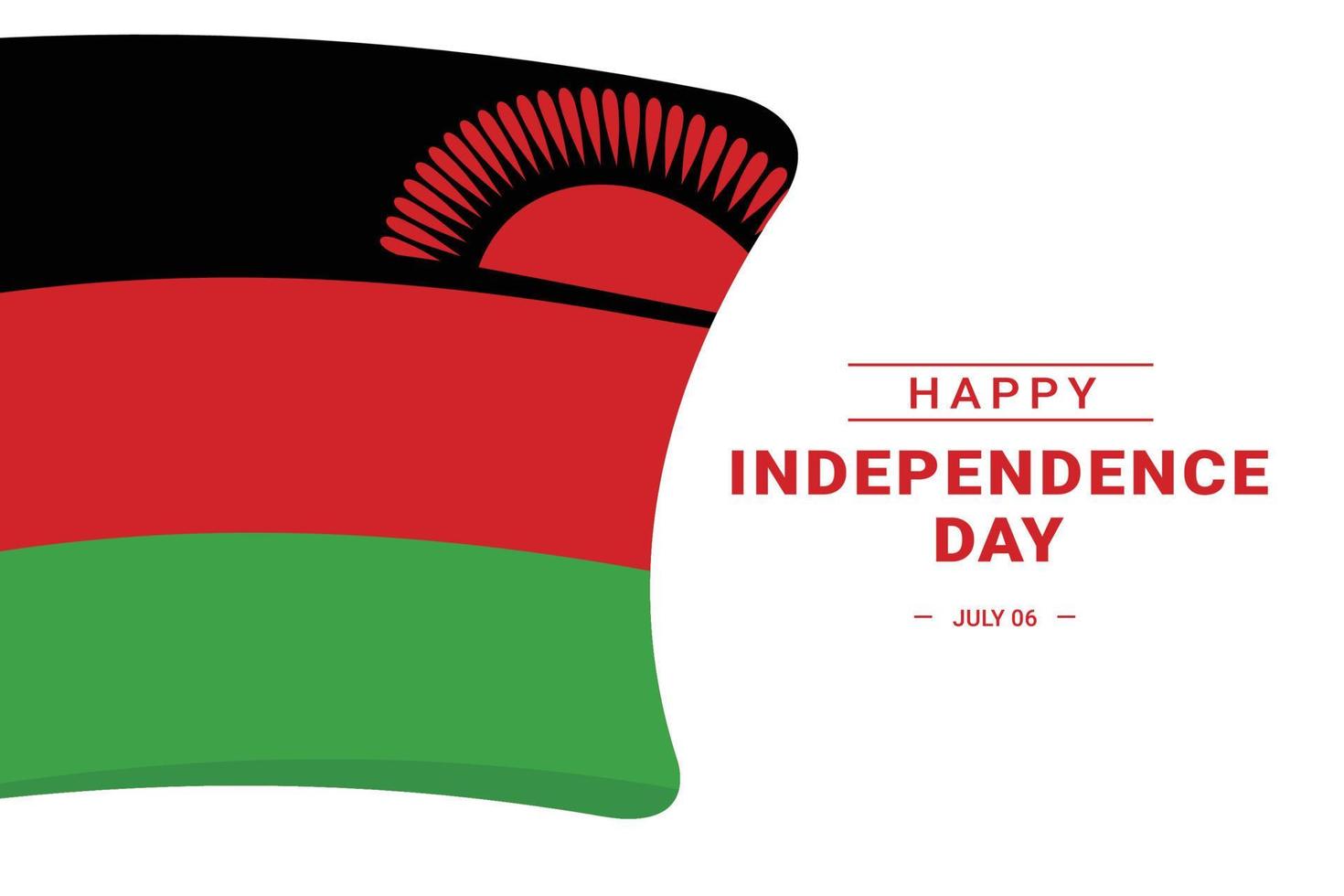 Malawi Independence Day vector