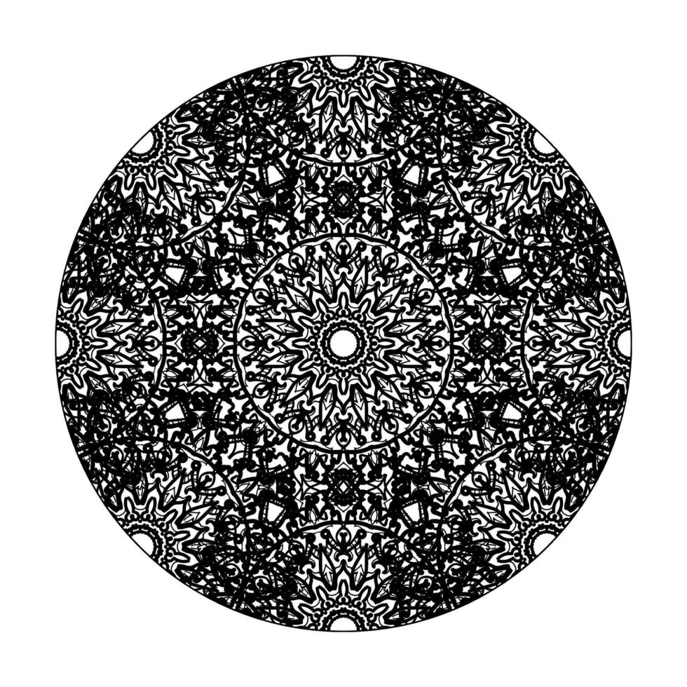 Mandalas for coloring book. Decorative round ornaments. vector