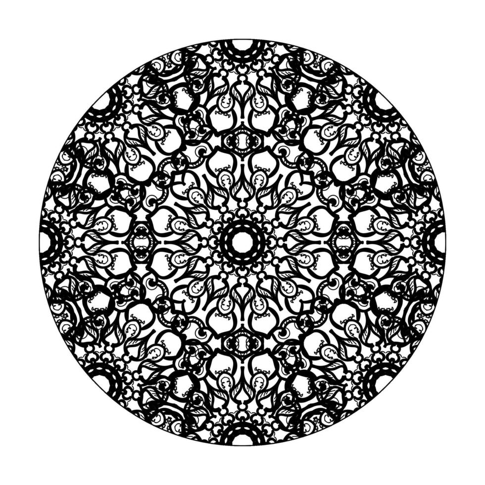 decorative concept abstract mandala illustration. vector