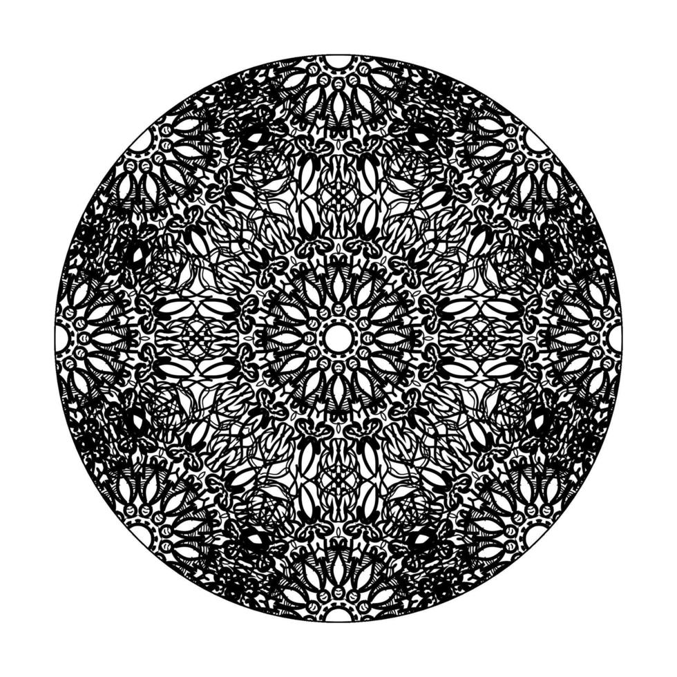 Mandalas for coloring book. Decorative round ornaments. vector