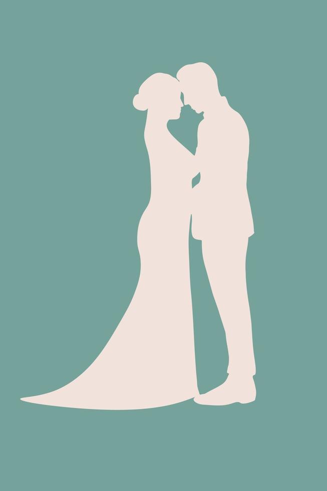 woman and man showing love valentine vector illustration