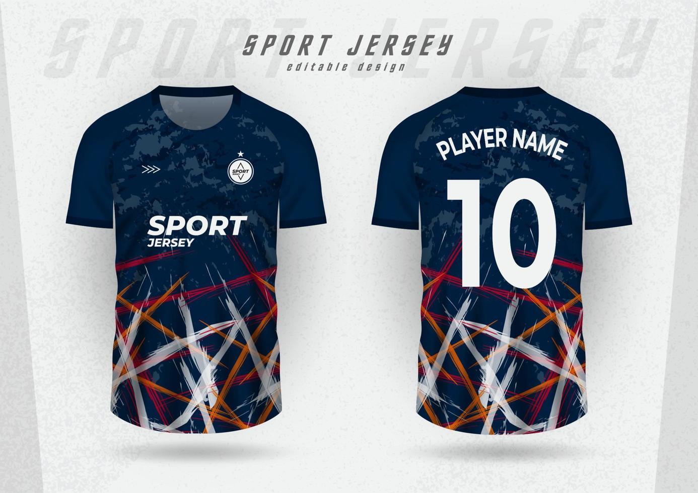 Background mockup for sports jerseys, racing jerseys, games jerseys, running shirts, grunge half shirts. vector