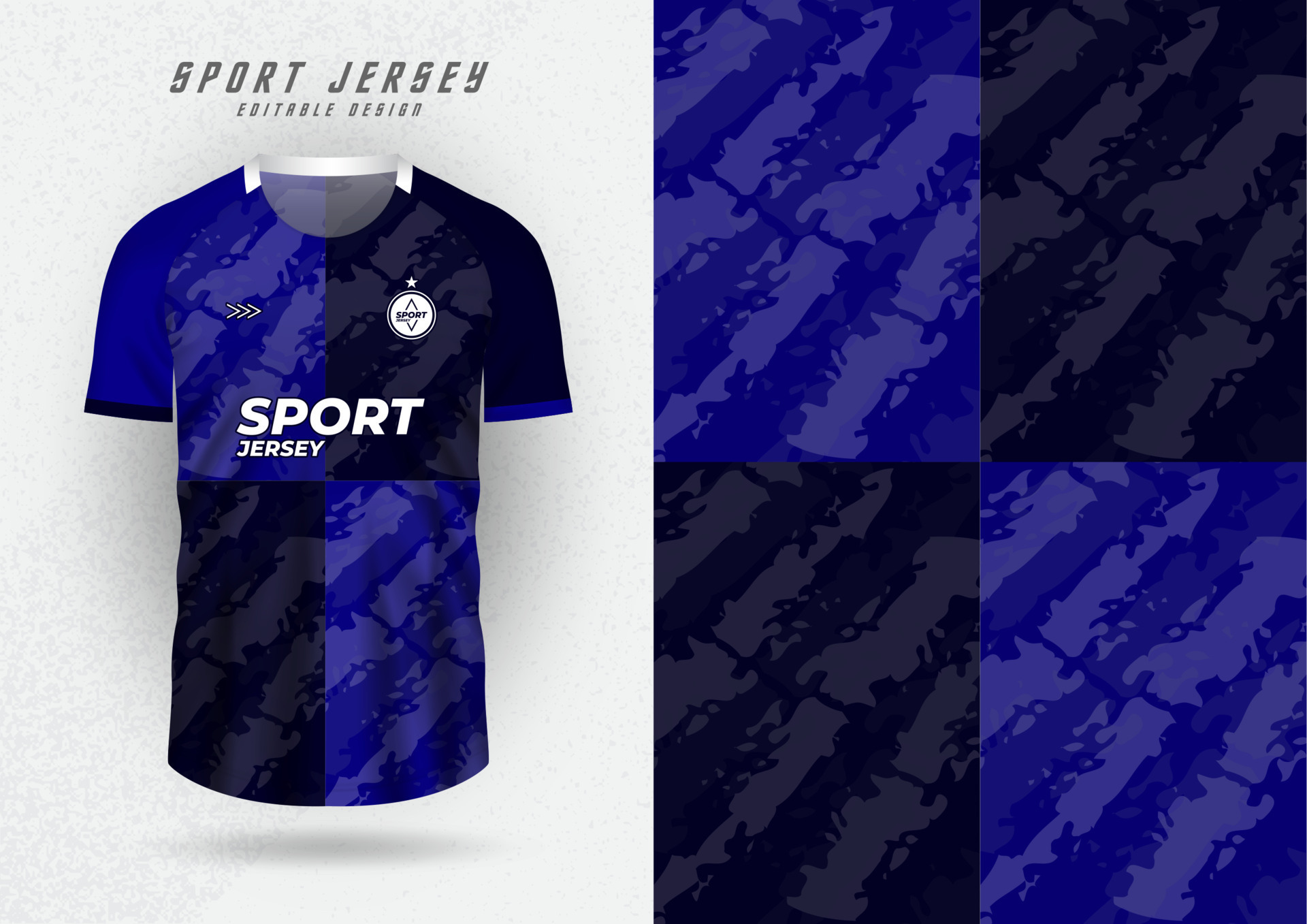 Background mockup for sports jerseys, jerseys, running shirts, blue and ...