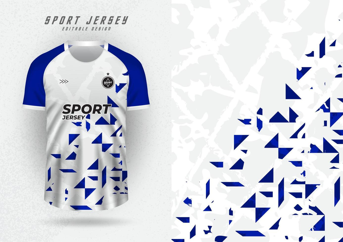 Background mockup for sports jerseys, jerseys, running jerseys, triangular side stripes. vector