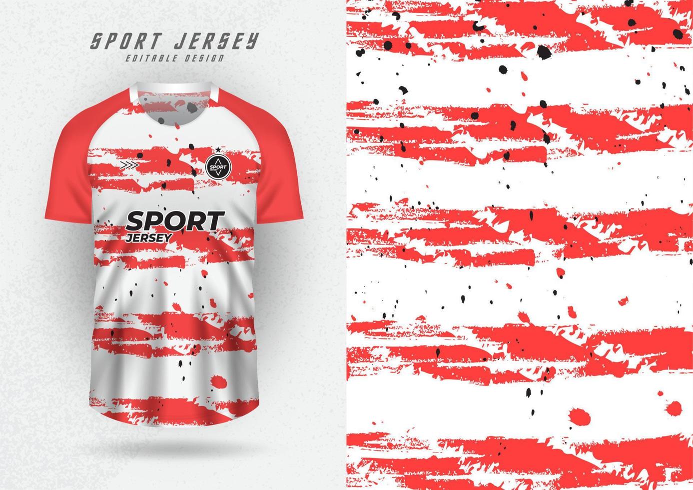 Background mockup for sports jerseys, jerseys, running jerseys, red freebies. vector