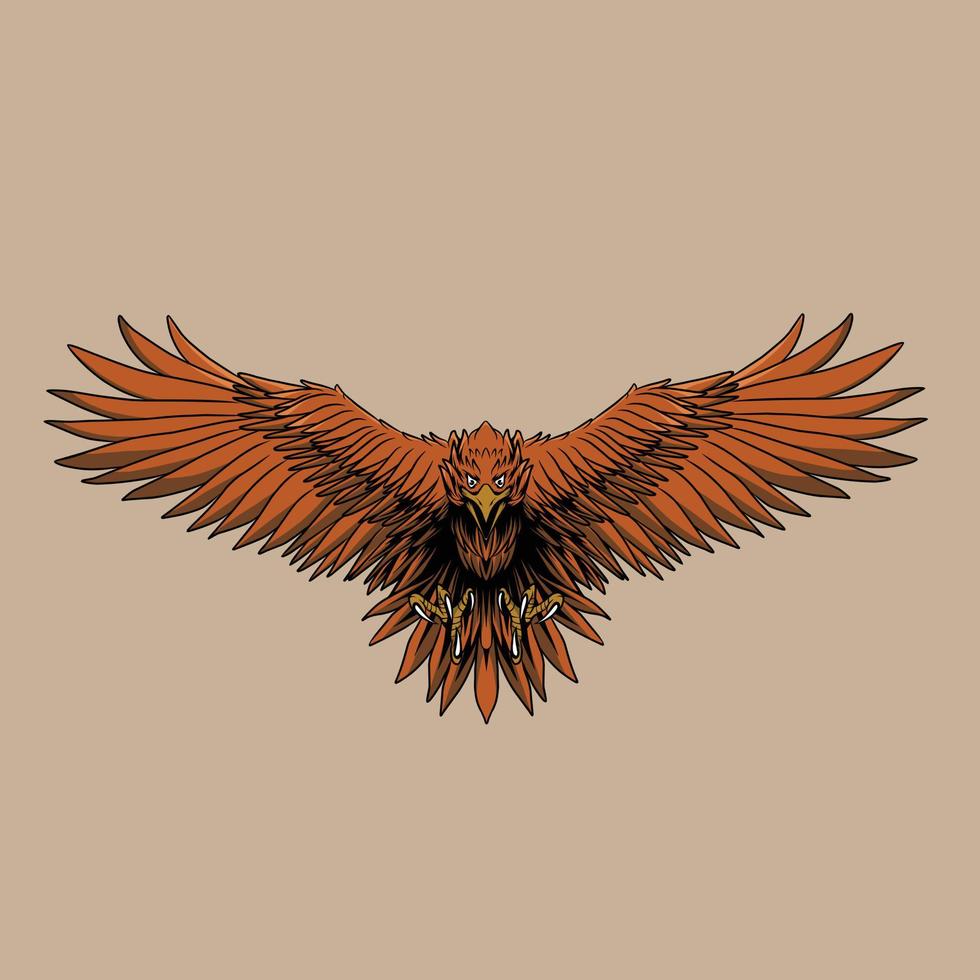 ilustraciones vectoriales de águila especialmente diseñadas para necesidades de marca y mucho más vector