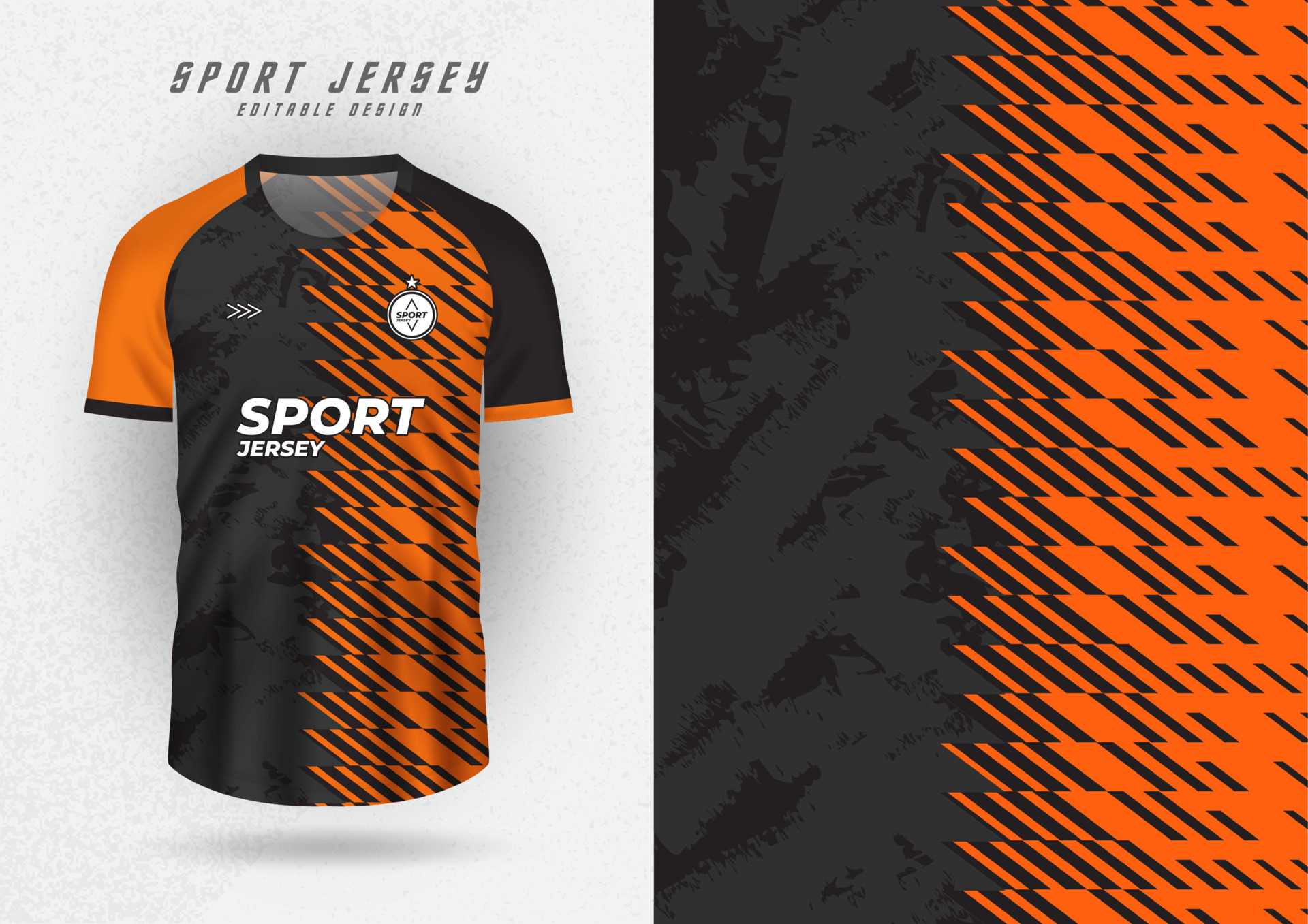 Background mockup for sports jerseys, jerseys, running shirts, orange