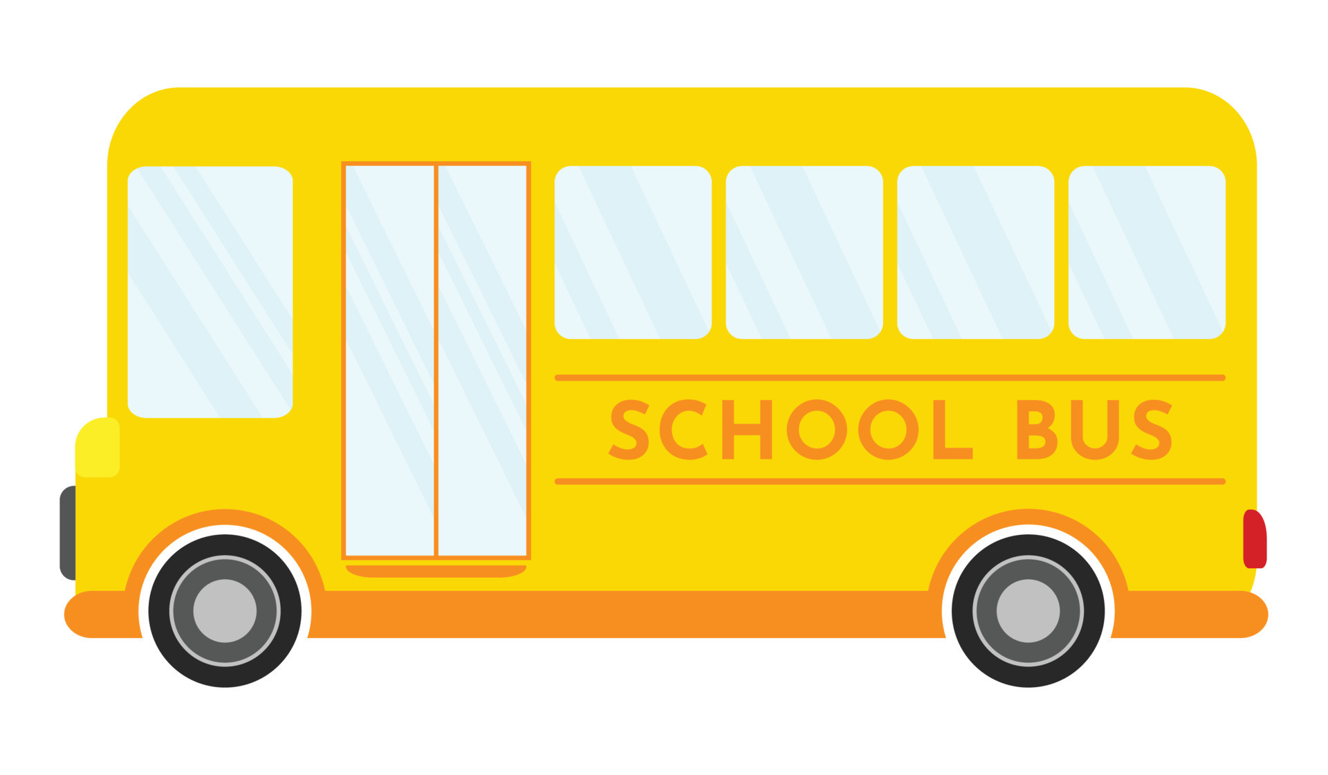 School bus cartoon animated vector illustration clipart isolated design  8957256 Vector Art at Vecteezy