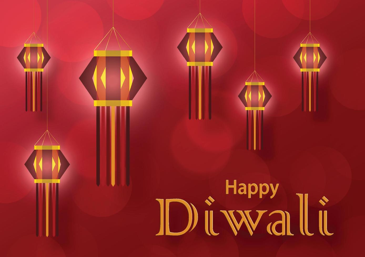 Diya lamp with fire lighting for Diwali, Deepavali or Dipavali, the Indian festival of lights on color background vector