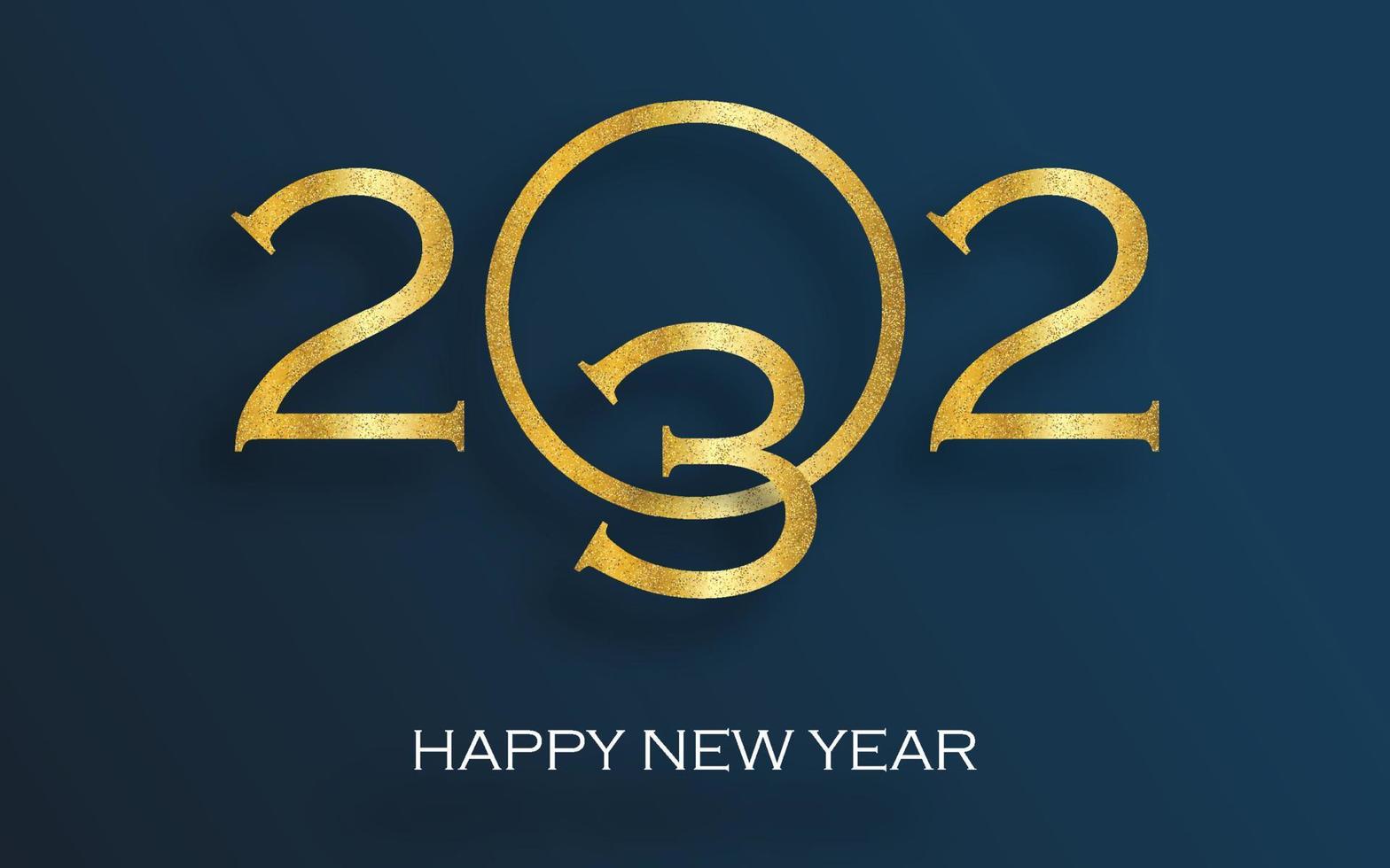 Happy New Year 2023, festive pattern on color background vector