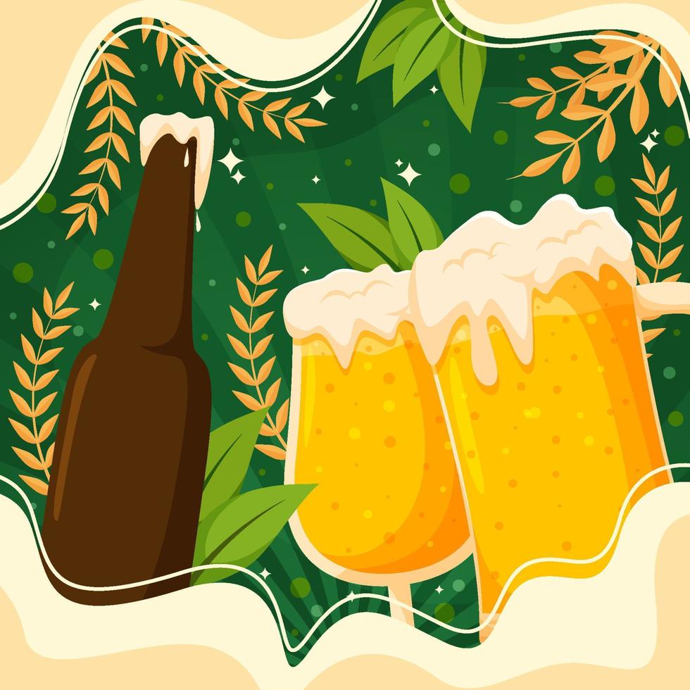 Beer Day Background vector