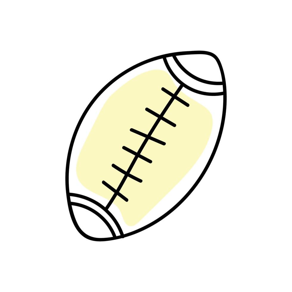 american football ball vector