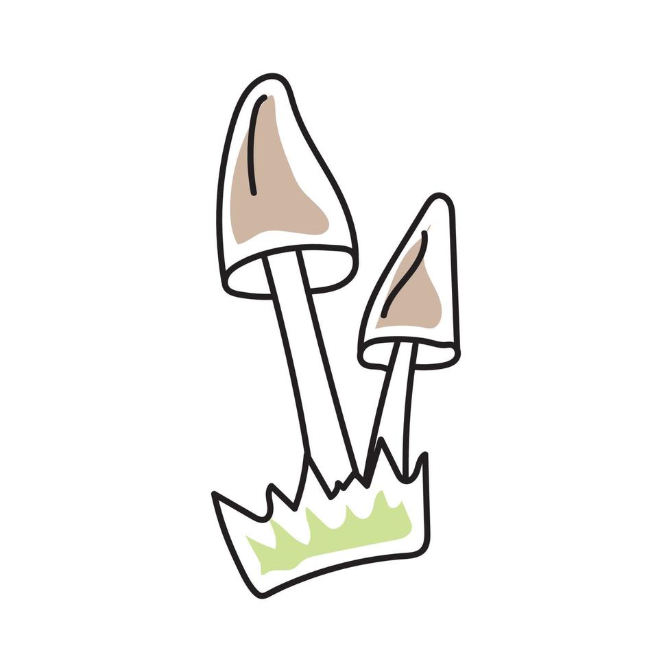 vector illustration of mushrooms