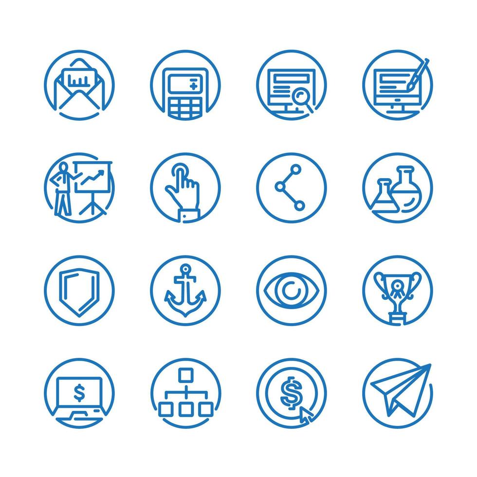 SEO and Internet icons with White Background vector