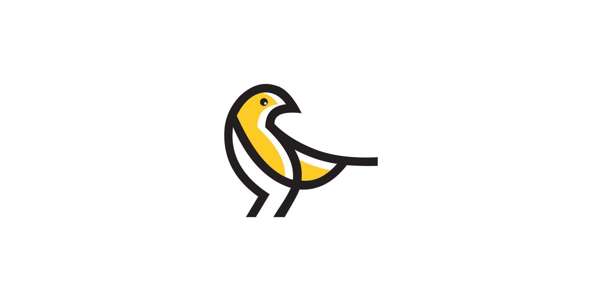 bird logo vector line mono line