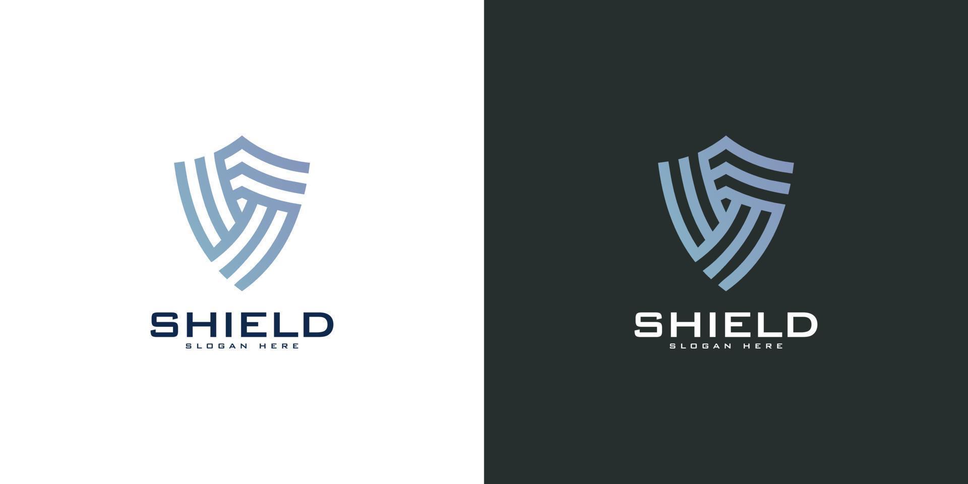 Security Shield Logo vector premium