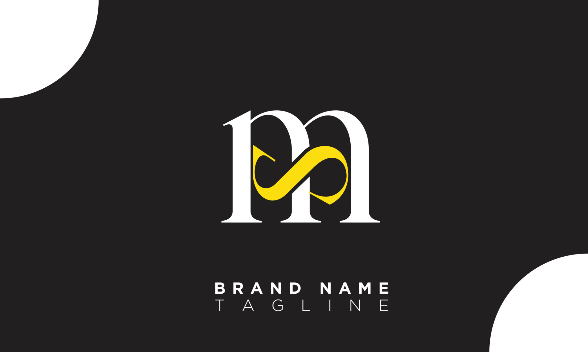 Alphabet letters Initials Monogram logo MS, SM, M and S 8959980 Vector