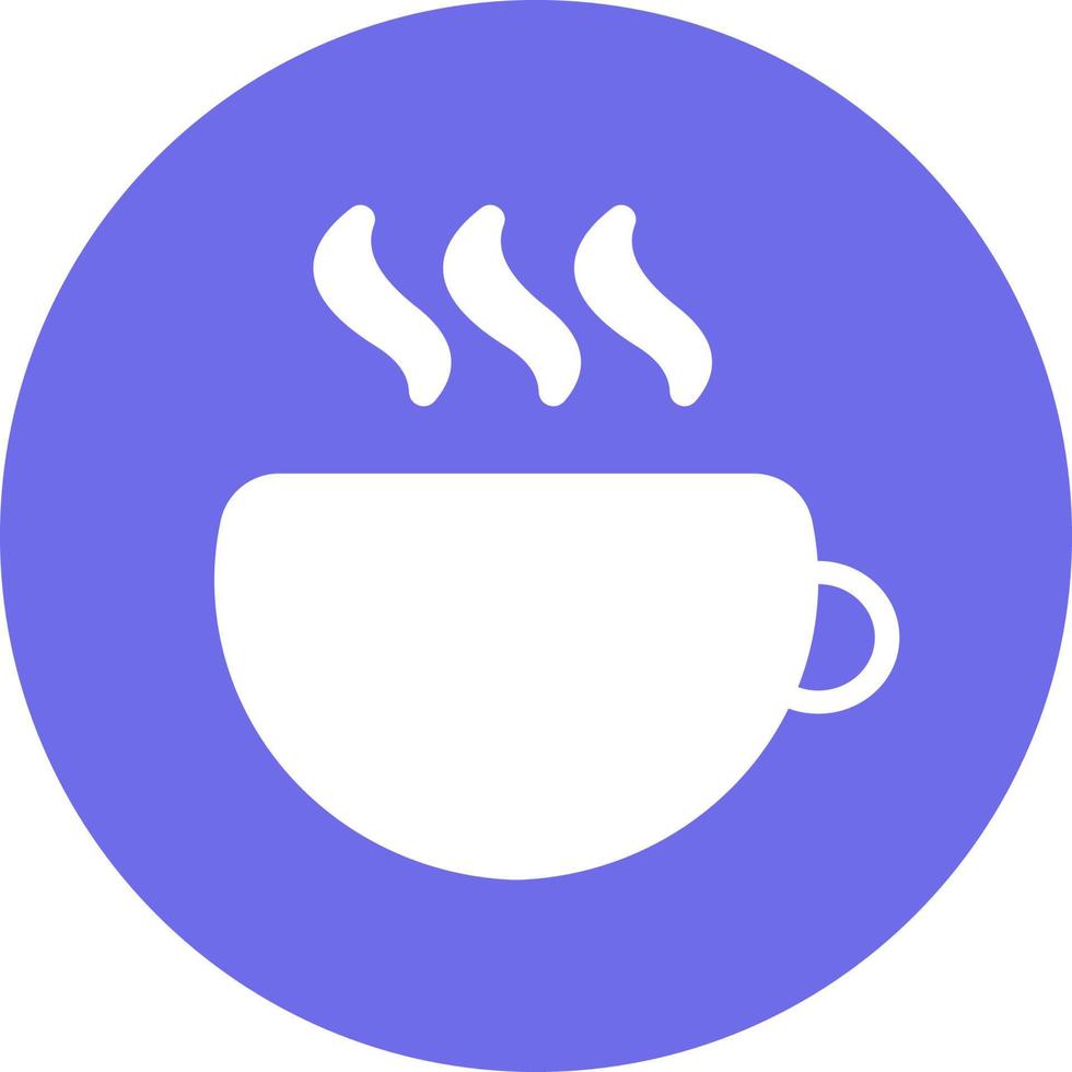 Cup of coffee icon. A cup of hot cafe coffee or caffeine drink flat vector