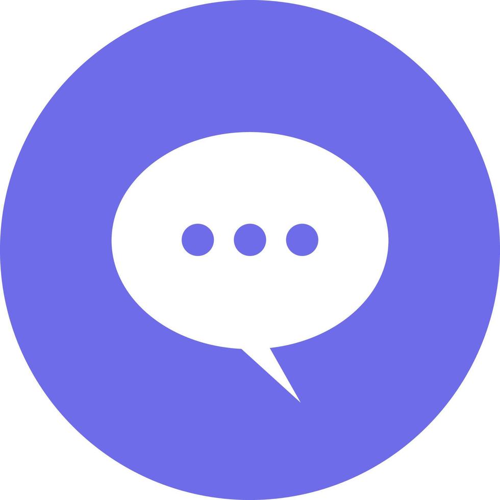 Speech Bubble With Text Lines icon vector