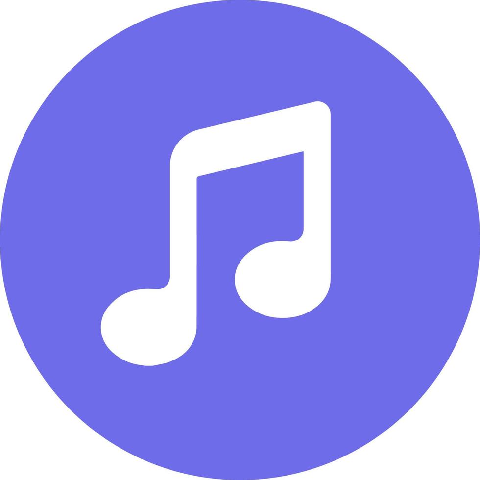 Music icon vector, Melody, song, note, sound, audio vector