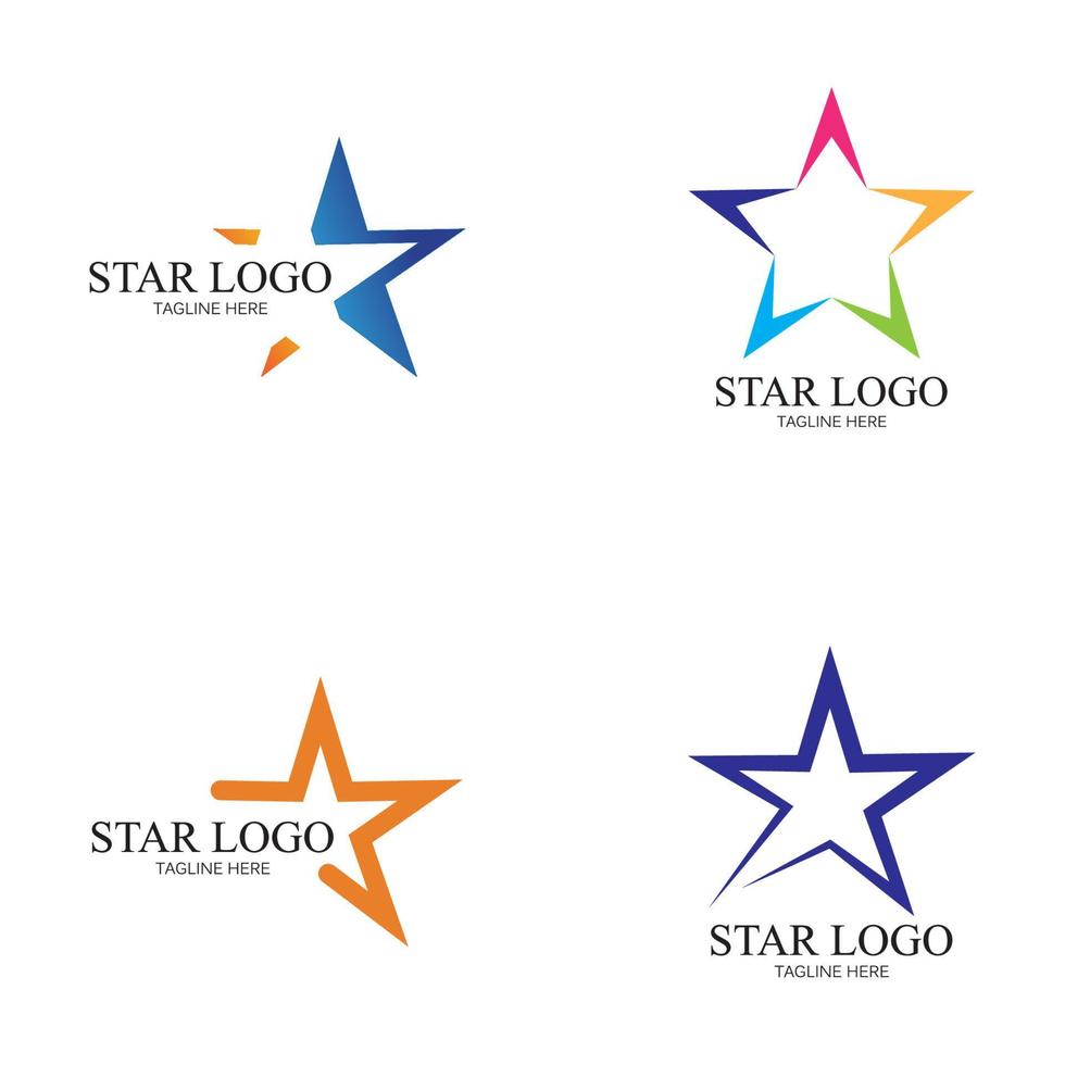 Star icon Template vector