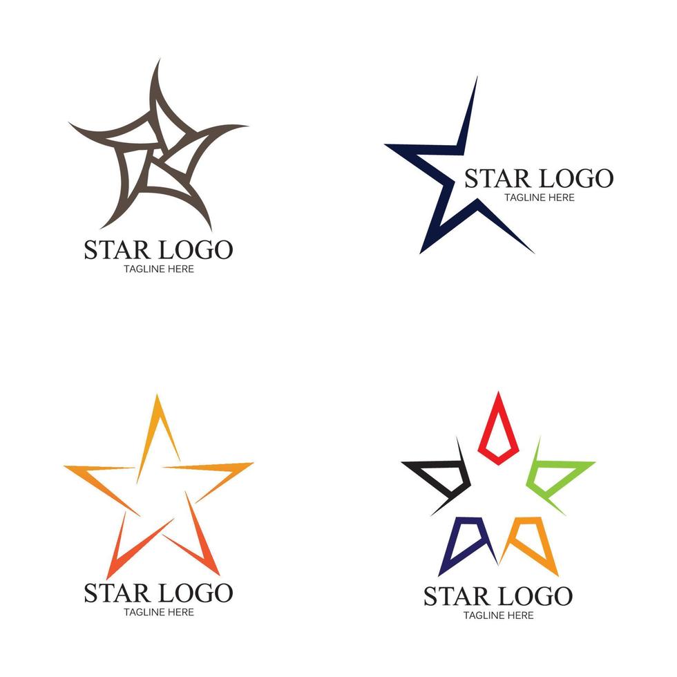 Star icon Template vector