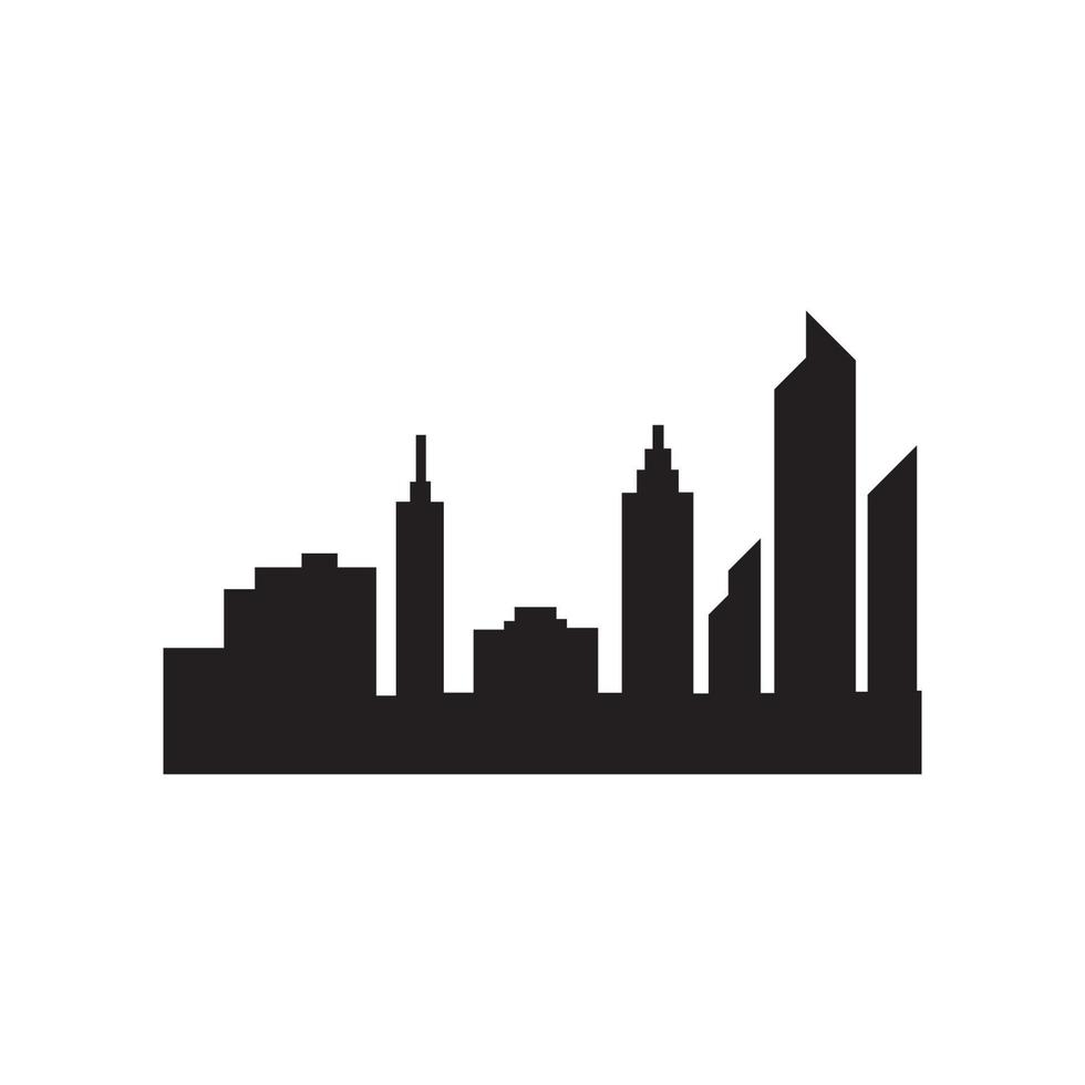 Modern City skyline vector icon background