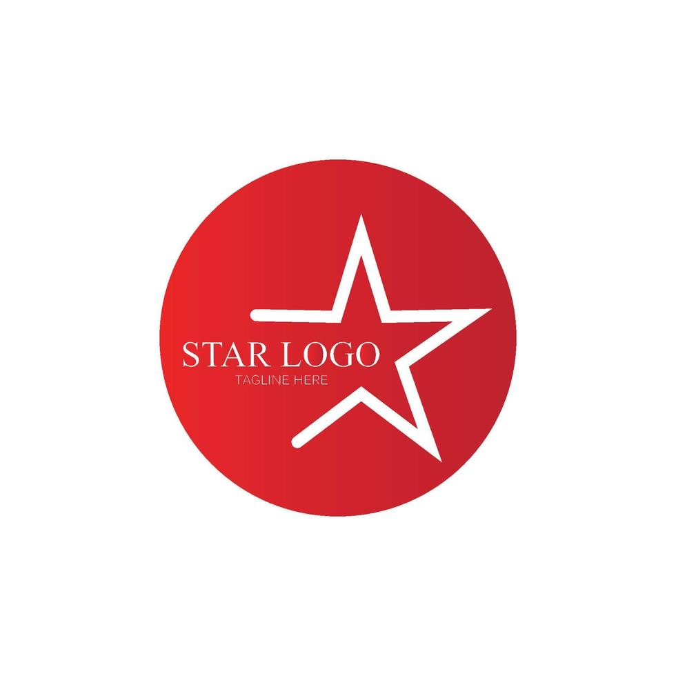 Star icon Template vector