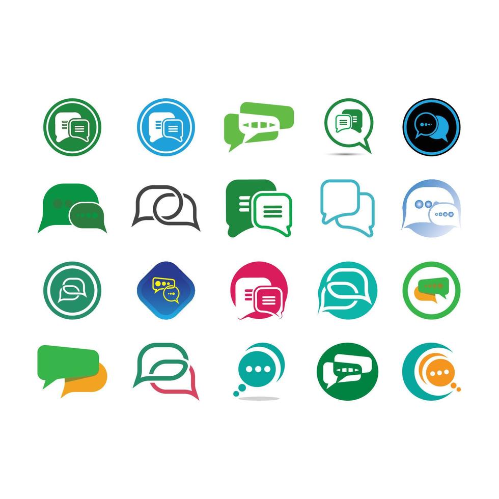 Speech bubble icon vector illustration