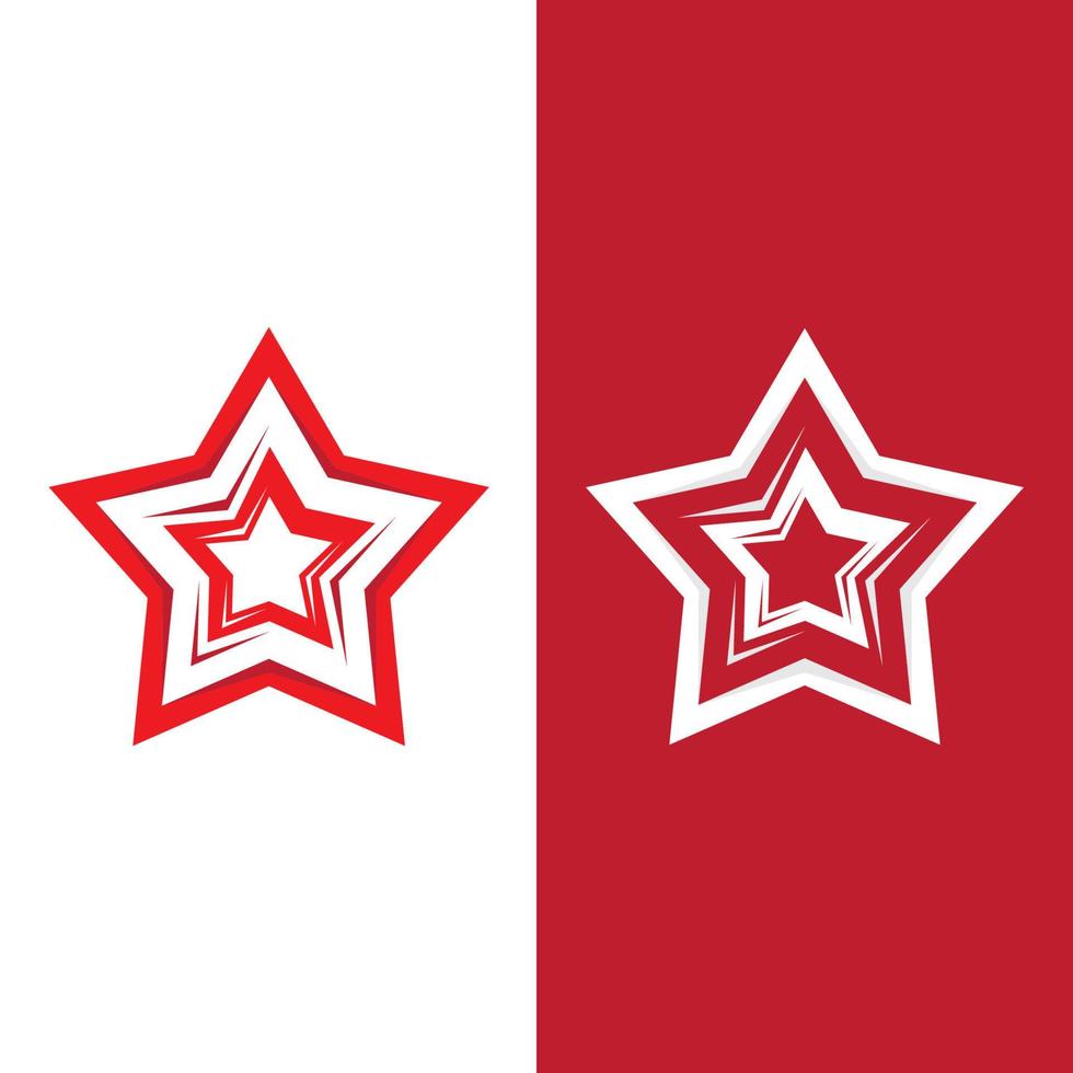 Star icon template vector