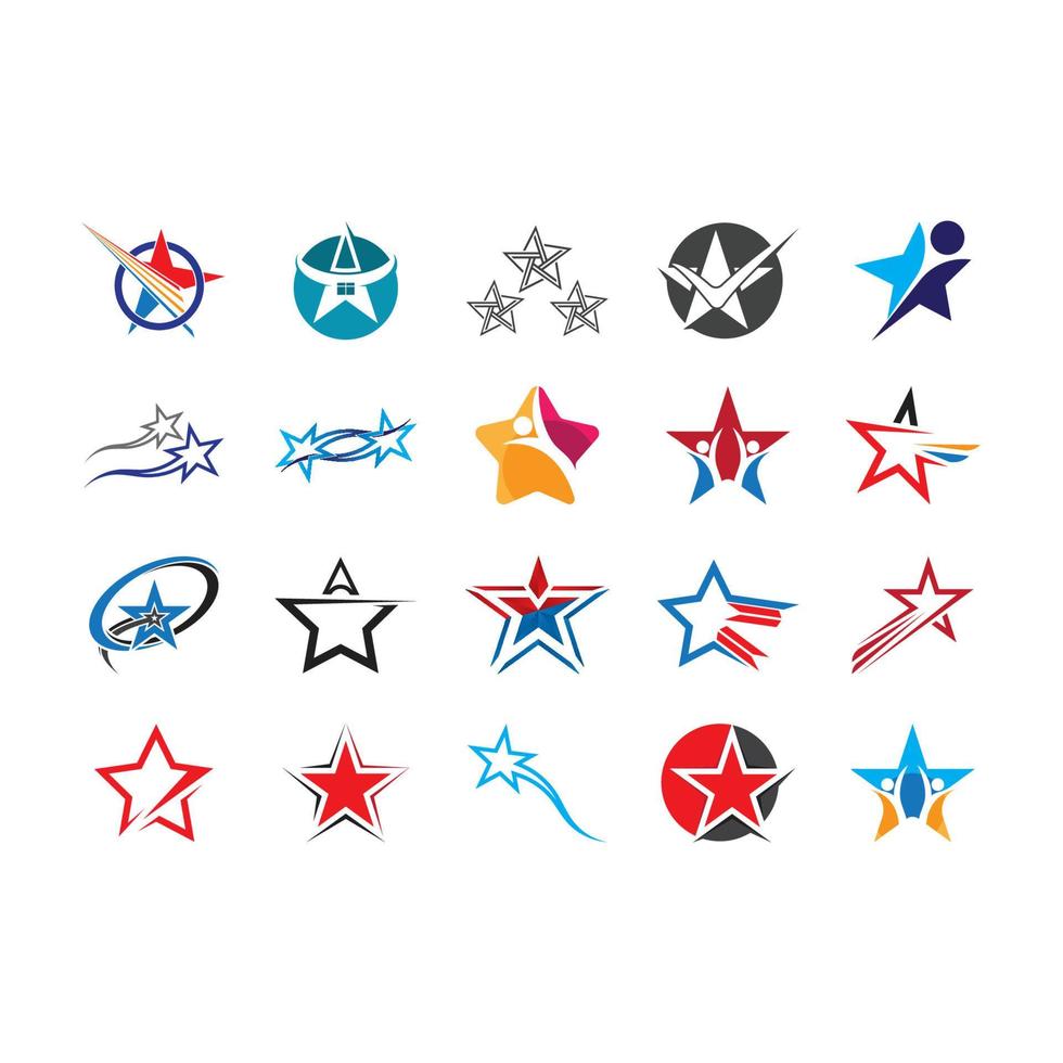 Star icon template vector