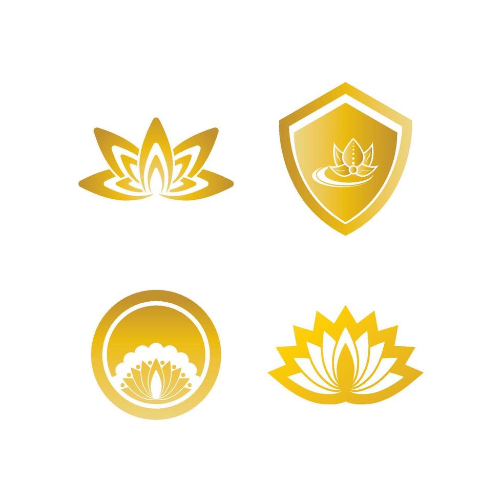 Beauty vector lotus icon