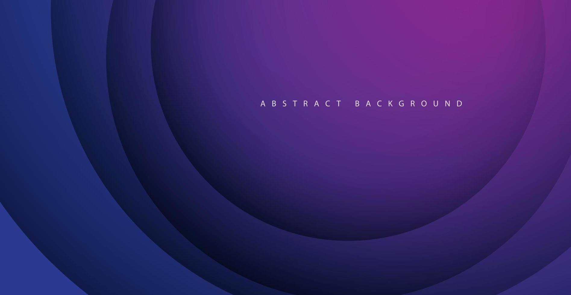 fondo degradado púrpura colorido. composición de color suave de corte de papel de círculo abstracto. eps10 vector