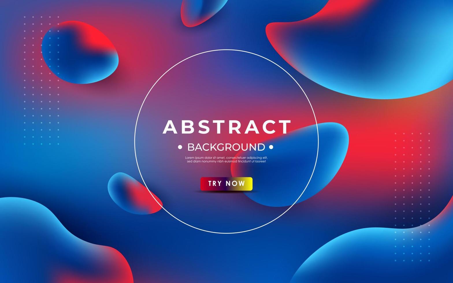 modern liquid colorful blue red mixing color for poster, wallpaper abstract background. eps10 vector