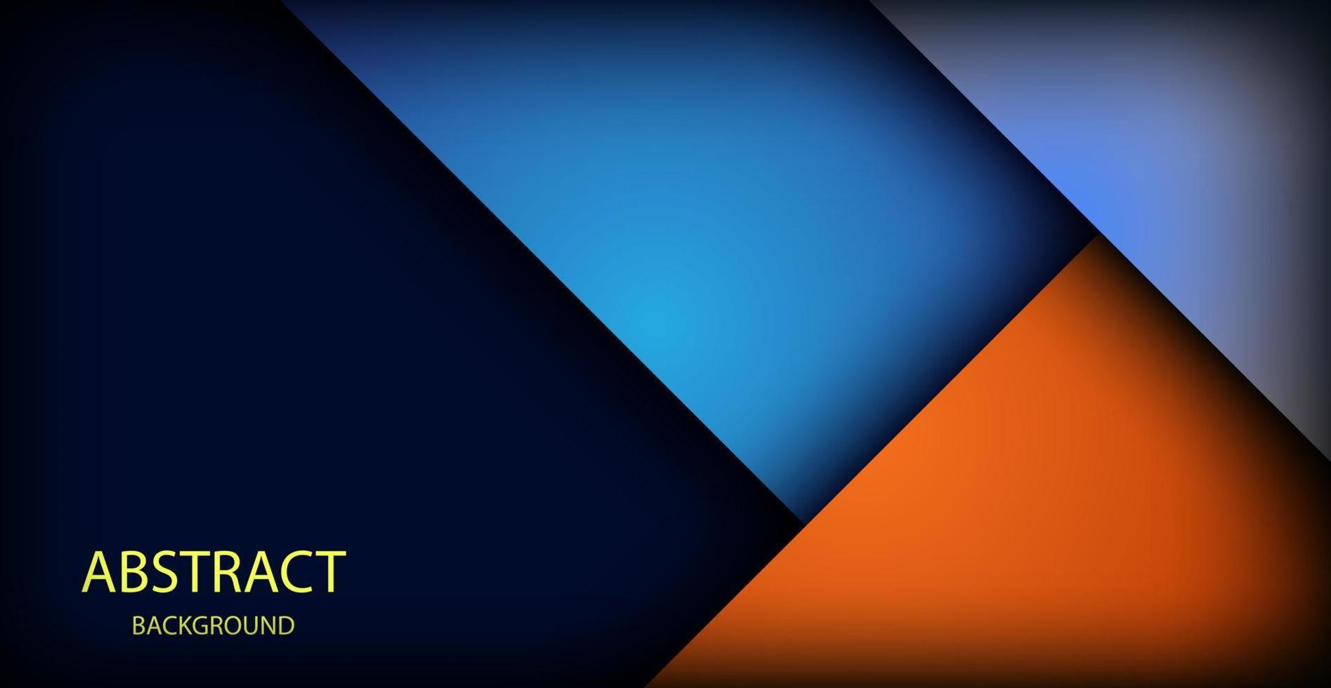 abstract colorful overlap layers on dark space for background design. eps10 vector
