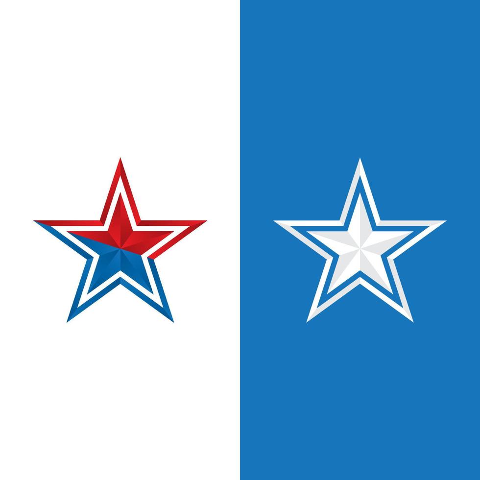 Star icon template vector