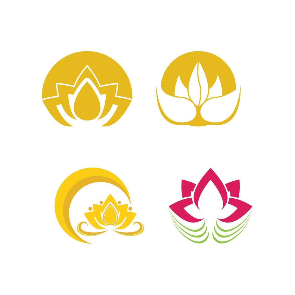 Beauty vector lotus icon