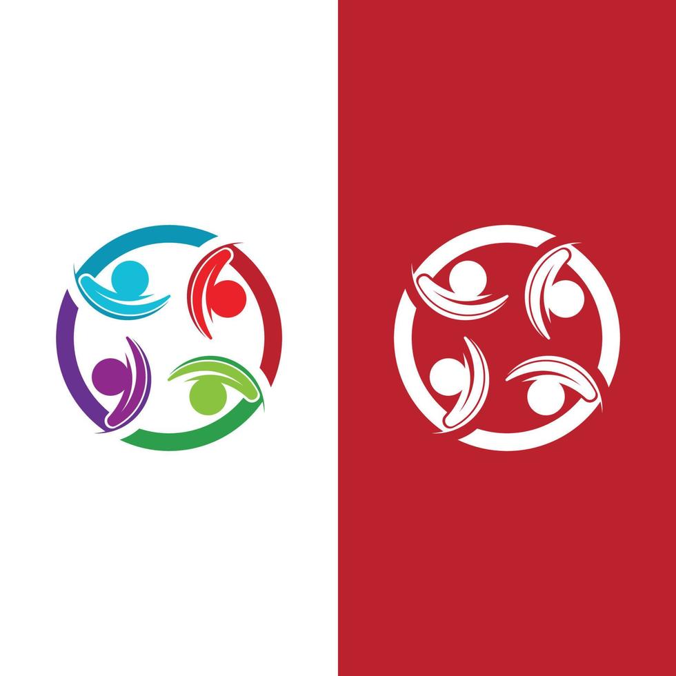 Community, network and social icon vector