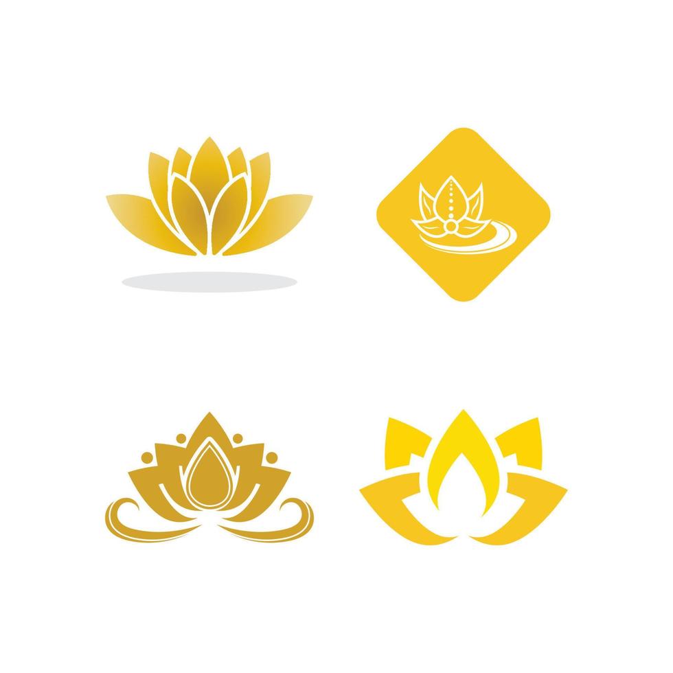 Beauty vector lotus icon