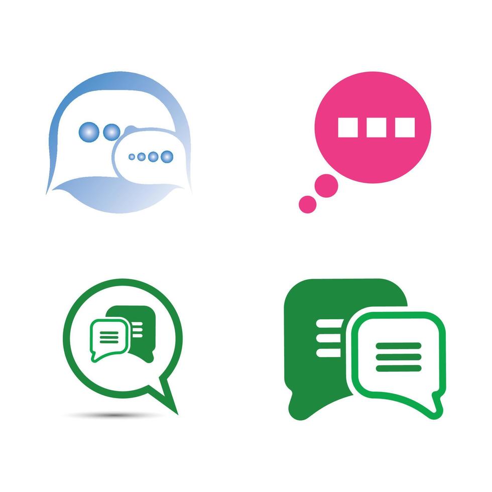 Speech bubble icon vector illustration