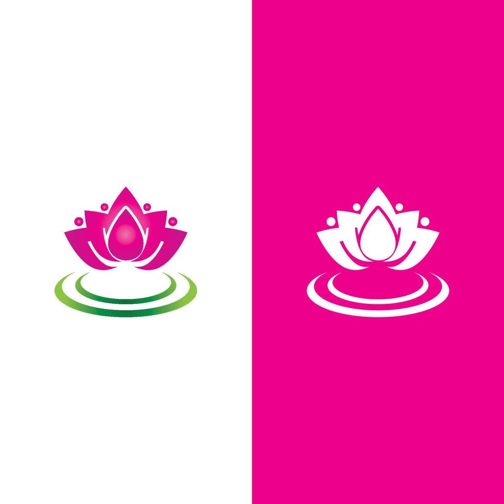 Beauty vector lotus icon